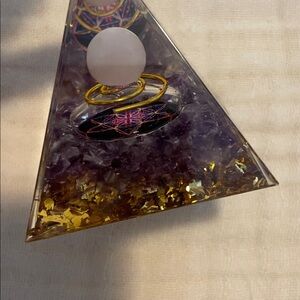 Orgone Amethyst Pyramid